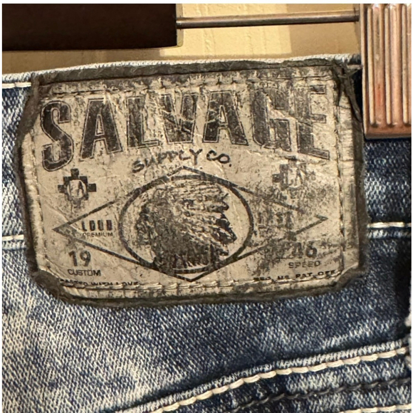 Salvage Havoc Slim Straight Fit Men's Jeans 32 - Picture 6 of 9